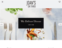 Tablet Screenshot of joansonthird.com